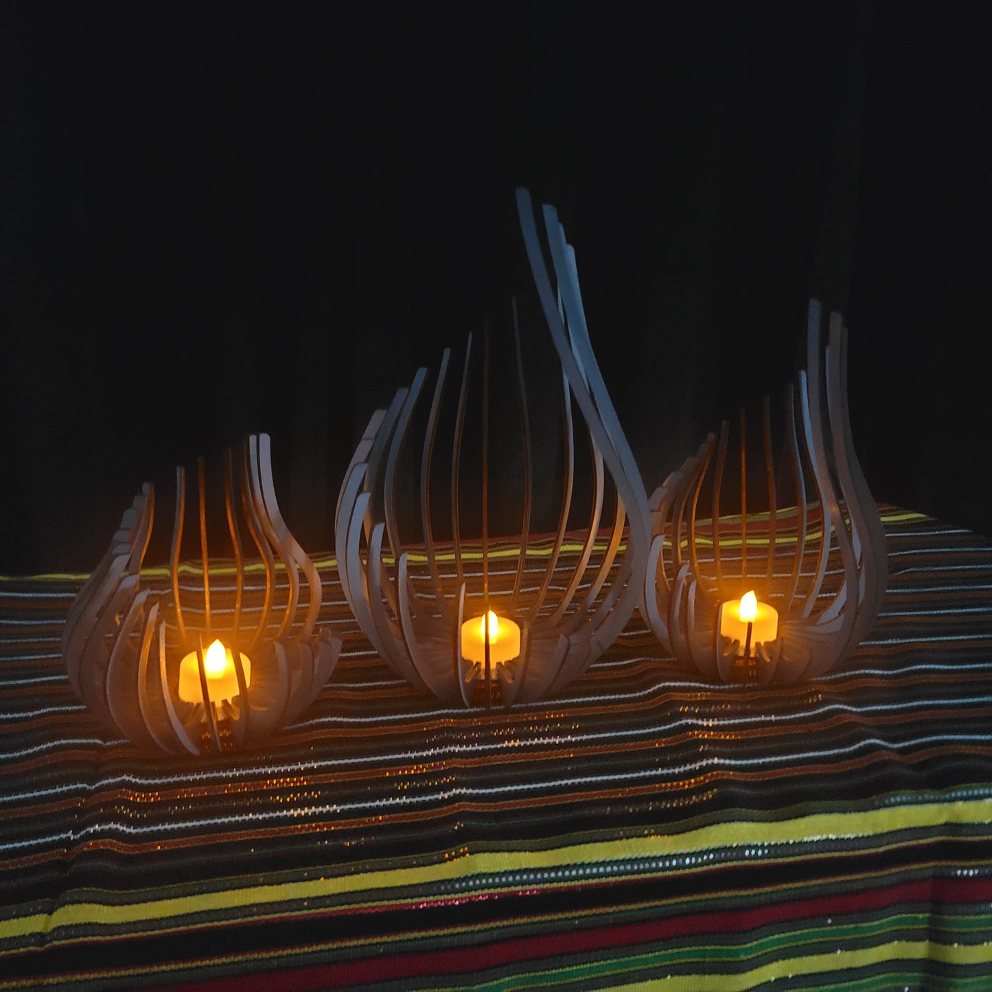 Luxury Tealight Holder 3pc