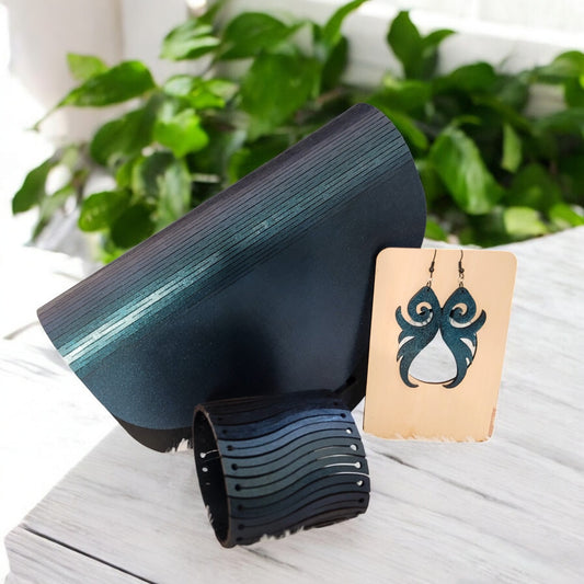 Emerald Gem Clutch 3-piece set